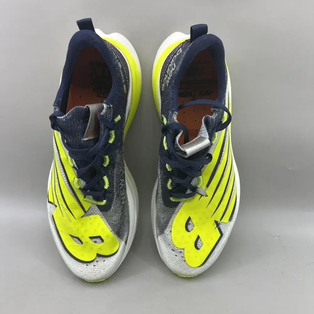 New Balance FuelCell SC Elite 3 Shoes Women Size 8 B Green NYC Marathon Sneakers